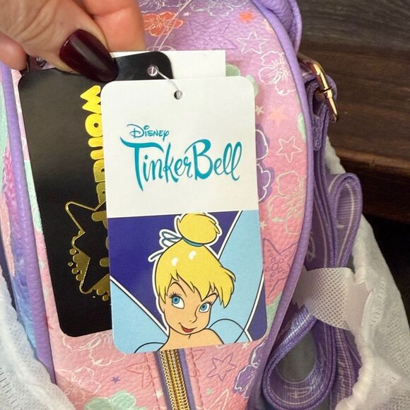 Tinkerbell WondaPop 11" Vegan Leather Fashion Mini Backpack in Purple. NWT! - Picture 14 of 14
